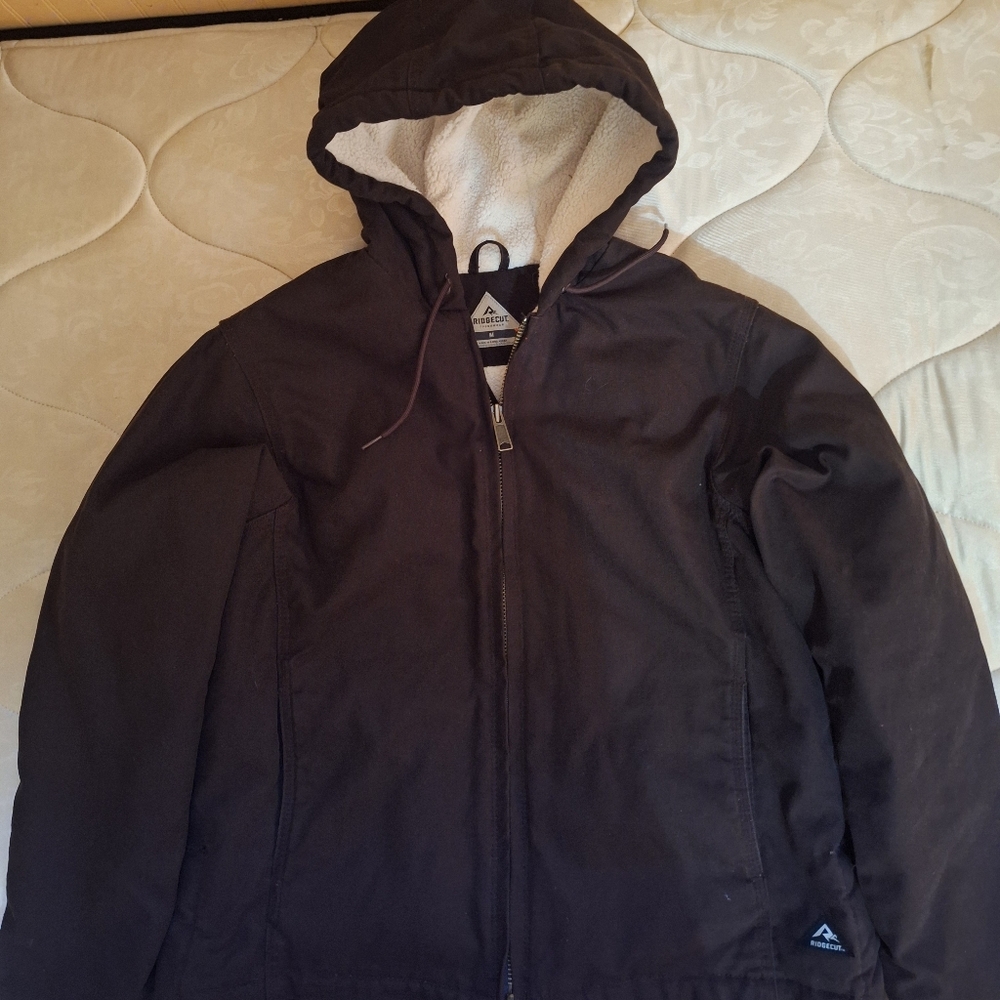 Ridgecut Men's Sherpa-Lined Super-Duty Hooded Jacket